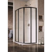 Ravak Supernova - Vierteilige Rundduschkabine Skcp4-90, 88-90 Cm, Schwarz/klarglas 3117o302z1