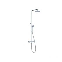 Termo - Set de douche avec thermostat, 200 mm, 5 jets, chrome X070058 - Ravak