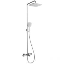 Ravak - Termo - Set doccia 300, te 092.00/150 con termostatico vasca, 25 cm, bianco/cromo X070098