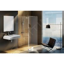 Ravak - Walk-In - Cabine de douche Walk-in Corner 120/80, 1200x800 mm, aluminium brillant/verre clair GW1CG4C00Z1