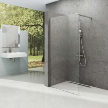 Ravak - Walk-In - Parete doccia Walk-in Wall 150, 150x200 cm, alluminio lucido/vetro trasparente GW9WP0C00Z1