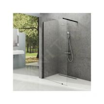 Ravak - Walk-In - Paroi de douche Walk-in Wall, 600x2000 mm, noir/verre clair GW9W00300Z1