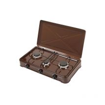 Anson K-03BR Verstellbarer Gasherd 3 Brenner braun - RAV
