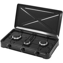 K-03TB Negro, Blanco Encimera 60 cm Encimera de gas 3 zona(s) - Ravanson