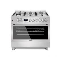 Ravanson - KWGE-K90-6 top chef cucina freestanding Piano cottura elettrico degas Acciaio inox b