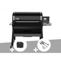 Barbecue à pellets Weber Smokefire EX6 gbs + Housse + Kit 3 ustensiles