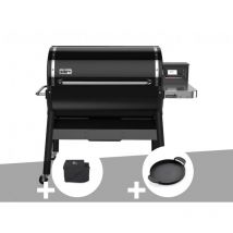 Barbecue à pellets Weber Smokefire EX6 gbs + Housse + Plancha