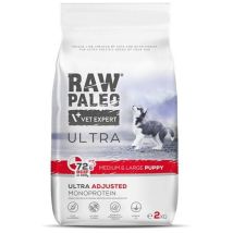 Carvetec - Raw Paleo Ultra Medium&large Puppy Beef - Croquettes Pour Chiots - 2 Kg