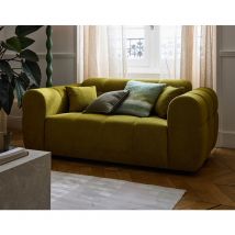 Ray - 2-sitzer einzelsofa aus strukturiertem stoff - grün