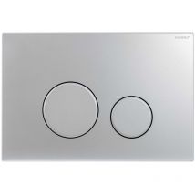 Raybro - Betätigungsplatte cortado 25 Mattchrom für Geberit Spülkästen UP320, UP100, JomoTech, rezi Systems