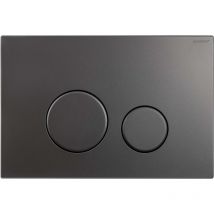 Cortado 65 Betätigungsplatte gun metall, passend für Geberit - Raybro