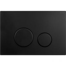 Cortado 35 Betätigungsplatte matt schwarz, passend für Geberit - Raybro