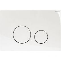 Cortado 15 Betätigungsplatte weiß, passend für Geberit - Raybro