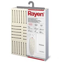 Copriasse da stiro universale (elastico, imbottito e facile da posizionare) Tessuto qualità Canvas Fodera con ricoprimento in Titanio Gamma Premium