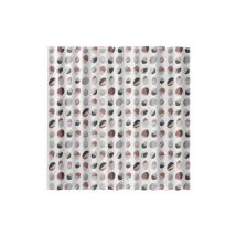 Rideau douche 180x200cm peva gris beige - Rayen