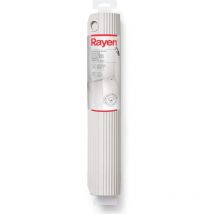 Rayen - Tapis douche caoutchouc antidérapant 50x50cm blanc