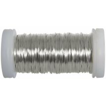 Rayher Hobby Rayher 24078000 Filo In Rame Argentato, Diametro 0,5 Mm, Bobina Da 50 M, Per Lavori Creativi Gioielleria Bricolage