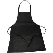 Rayher 38706576 grembiule in cotone, 70 x 95 cm, confezione da 1 pz, Nero