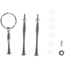 Rayher Set Montaggio Etagere Metallo Classic, 11 Pezzi, 34237000