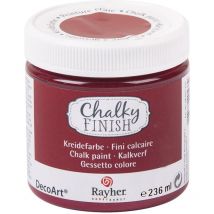 Hobby 38868297 - Gessetto Colore, Rosso (Bordeaux), 236 ml, 1 Pezzo - Rayher