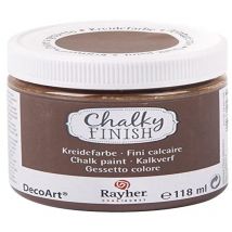 Hobby Chalky Finish Colore in Gesso, Marrone (Fawn), 118 ml, 118 unità - Rayher