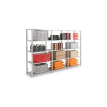 Rayonnage Direct - Rayonnage d'atelier 5 nivx - Élément suivant - 2000x1000x600mm - 310kg/niv - Utilisable uniquement avec un module de départ