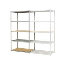 Rayonnage Direct - Rayonnage d'atelier 5 nivx - Élément suivant - 2000x1500x1000mm - 94kg/niv - Utilisable uniquement avec un module de départ