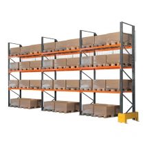 Manorga - Rayonnage à lisses Epsirack 3 niveaux 2,5 tonnes élément suivant H4500xL1825xP1100 6 lisses 1 échelle