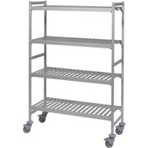 Rayonnage Mobile Fermostock 4 Niveaux 6811 - Profondeur 460 Mm - Fermod