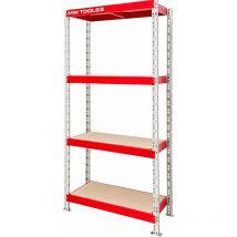 Mw Tools - Rayonnage stockage professionnel 100x200x40 600kg RA600