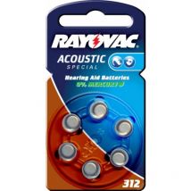 Extra Advanced Pila de audífono modelo 312AE 6er Blister - Rayovac
