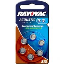 Rayovac - Extra Advanced Pila de audífono modelo AE312 6er Blister