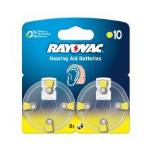 Varta - Confezione di 8 10 acustici batterie rayovac PR70