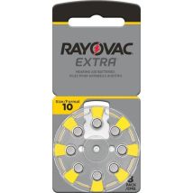 Piles auditives Rayovac 10 Extra – Longue durée – Compatibilité : 10, PR70, LR70, PR536, B0104, DA10H, DA10N