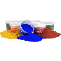 Blumerox - Rayt 1182-81 Polvere per Interni ed Esterni Cemento Bianco o Grigio, Calce e Gesso. Altissimo Potere colorante. Colore Rosso 04, 1 Unità