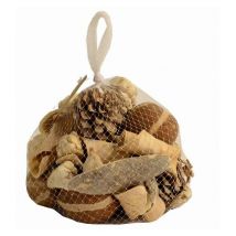 Decoración de piñas mixtas en bolsa cmø20h14