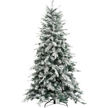 Xone - rbol De Navidad Nevado Alaska H.180 Cm - Base 124 Cm - 1366 Ramas