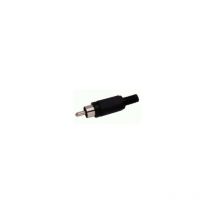 Rca Connettore maschio in plastica nero 4040n-cc-006b
