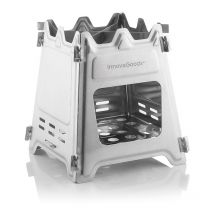 Innovagoods - hornillo de acero desmontable para acampada flamet V0103482