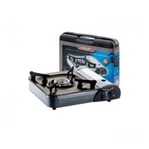 Kemper - cuisinière à gaz portable Smart - Gril à gaz - 2200W - 33x29x8 cm - Or