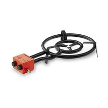 Lacor - Réchaud Poêle Gaz Butane 20-40 cm, 2 brûleurs pour poêles à paella de 28 à 55 cm