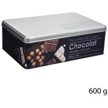 Boîte à chocolat métal black edition noir - 5 Five