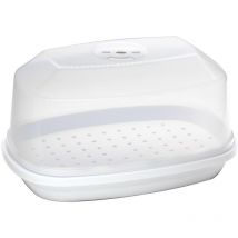 Récipient Pour Cuisson Viande 28.5X19.6 Cm Avec Couvercle Pour Micro-ondes