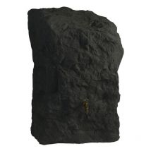 Bellijardin - Récupérateur à eau rotomoulé Rocher 300 litres anthracite avec couvercle clipsé