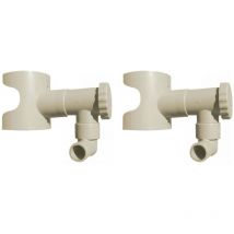 Capt'eau - Récupérateur d'eau pour gouttière circulaire (Lot de 2)