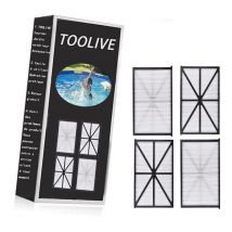 Toolive - 4 Stück RCX70101 Filterkartuschen-Nachfüllset passend für Hayward Tiger Shark Pool Vacuum Rep 827261