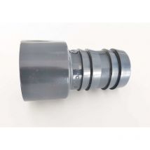 Interplast - Réduction conique cannelé 50mm Male ou 40mm Femelle vers 38mm Male pvc Pression PN16