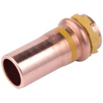Réduction à sertir - pour tube cuivre - gaz - mâle / femelle - diamètre 18 - 16 mm Comap 5243vg1816