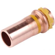 Réduction à sertir - pour tube cuivre - gaz - mâle / femelle - diamètre 22 - 18 mm - comap 5243vg2218