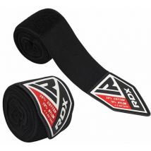 RDX Boxbandagen – HWX – 4,5 Meter – Atmungsaktiv – Schwarz – Paar